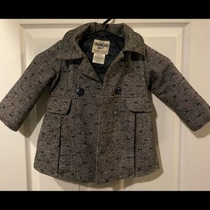 Osh kosh 2T hooded pea coat